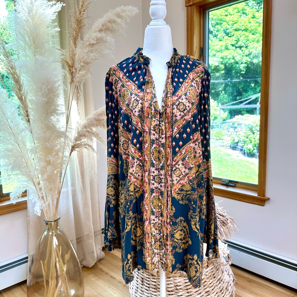Free People Multicolor Patterned Tunic - Picture 2 of 5